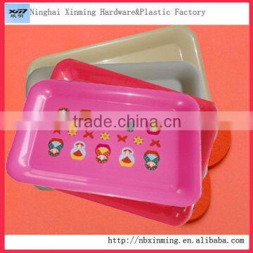 Factory large plastic square tray