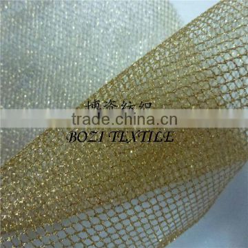 metallic organza fabric for dress