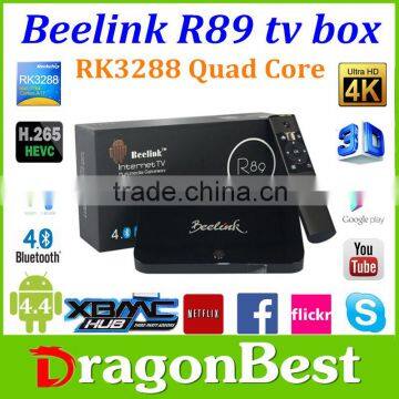 Original Beelink R89 RockChip RK3288 Android TV BOX Quad Core 1.8GHz 2G/16G 2.4G/5GHz WiFi H.265 OTA HD 4K*2K Rockchip Smart TV