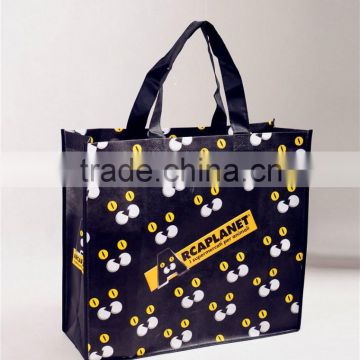 resuable double handle non woven oem tote bags for shopping .