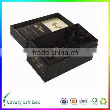 wholesale promotional luxury glass cup wine packaging box