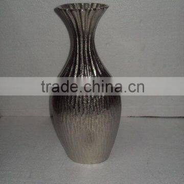 Aluminium Textured Vase