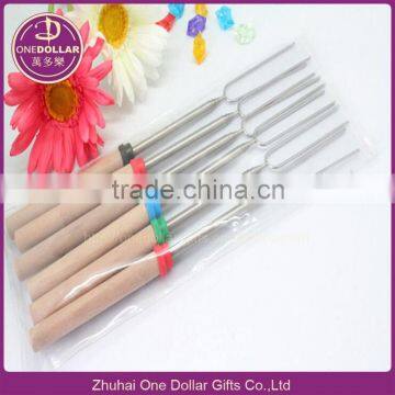 Wood Handle BBQ Fork