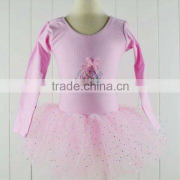 Children long-sleeved ballet skirt, dance skirt, girls costumes dance clothes