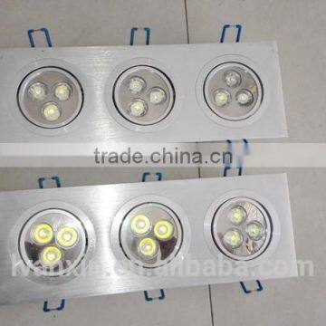 Aluminium IP55 three-end home led lighting ceiling for store shop