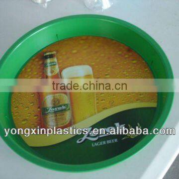 Pastic non-slip clear plastic plate holder