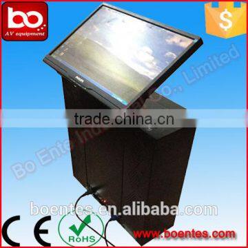 Integrated Motorized LCD Monitor Lift with Monitor Flip Up For Meeting Table