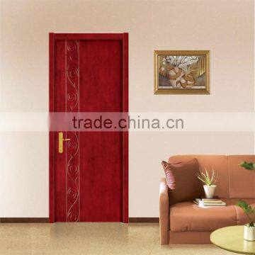 Baodu interior position swing open style building door design solid wooden door