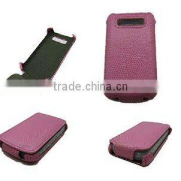 PCARO Snake Skin Genuine Leather Flip Case Cover For BB9800