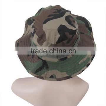 Fishing Hiking Boonie Snap Brim Military Bucket Sun Hat Cap Woodland Camo