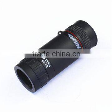 Selling 8X18 HD waterproof small monocular display from factory