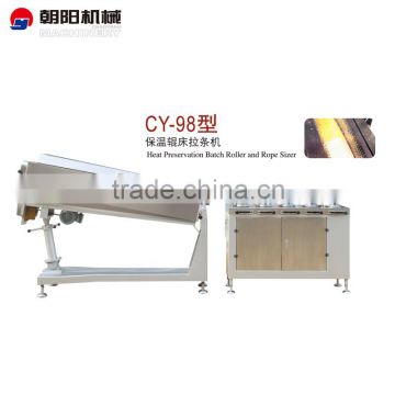 Good performance batch roller and rope sizer for making candy