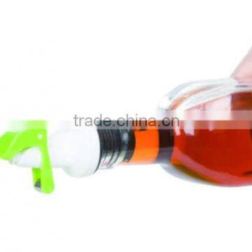 SINOGLASS Trade Assurance Automatic Open Glass Oil and Vinegar Dispenser Set Vinegar Bottle photo-3