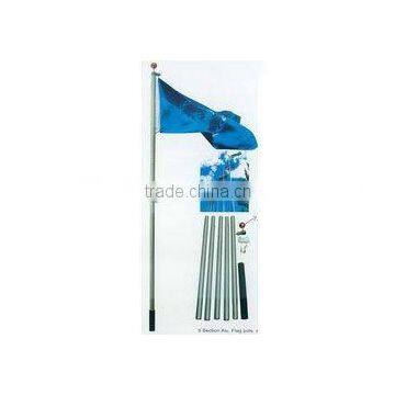 Iron power coating flagpole set