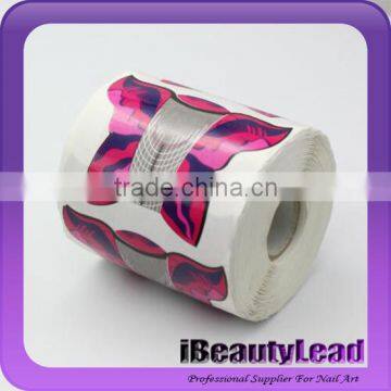 New Coming Butterfly Nail Form 300pcs Roll Gold Nail Forms Nail Art Form photo-2