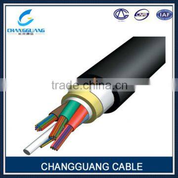 Non metal self supporting fiber optic light cable