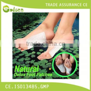 2016 manufacturer supply natural healthcare of detox foot patch with CE certificate