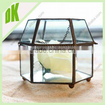 DiKina-AGGT54 geometric wholesale 3" hanging glass ball candle holder