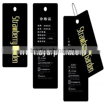 clothing paper hangtags for jeans