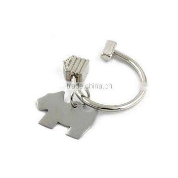 Laser Engraved metal keychain/ enamel metal keyring / zinc alloy metal keychain