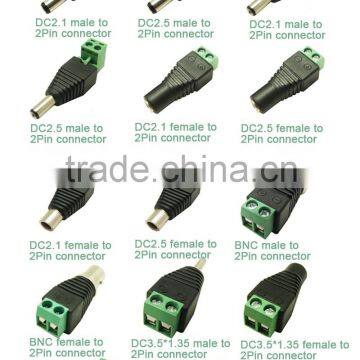 5.5*2.1 5.5*2.5 Male DC Connector / DC Plug /DC Adapter Terminal Block With Push-button photo-4