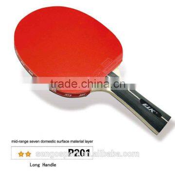 Horizontal grip and straight grip table tennis racket