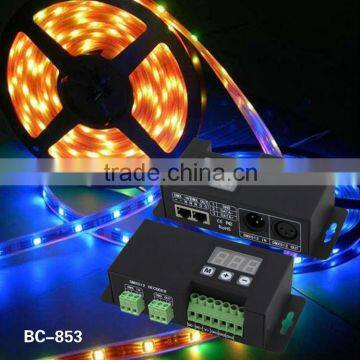 3 Channels DMX-512 Decoder Controller for RGB LED Lamp Light Multi-functional Full-color Controller