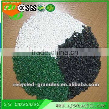 Manufacturers factory price! Recycycled PP Granules/ Copolymer White/Black color for house storage box