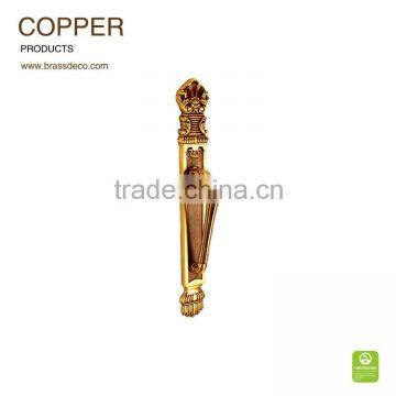 Hotel entrance door HK8823 RG copper door luxurious handle