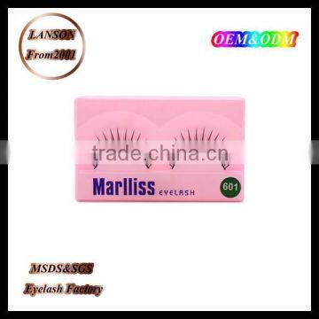 Jincai eyelash factory Marlliss strip false eyelashes,601silk lashes wholesale