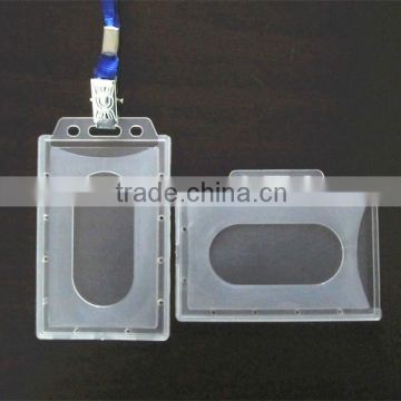 plastic card holder ,hard plastic name card cheap card holder