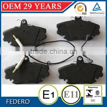 Best quality factory price D1147 brake pad with shim& sensor for Japanese car