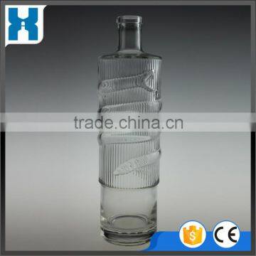 ENGRAVED EMPTY GLASS LIQUOR BOTTLE 750ML,700ML BOTTLE GLASS
