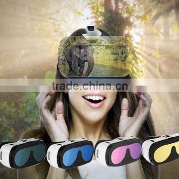 2016 HTOMT VR SHINECON Moke Plastic Version VR 3D Glasses google cardboard HD Glasses Phone Bluetooth