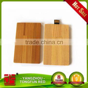 Hot sales promotional gift wooden usb bamboo usb stick with high speed