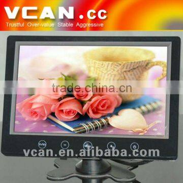 Mirror function monitor car touch button video monitors Remote control 9 inchinput lcd monitor