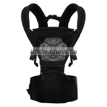 Black polyester waist stool bag for boy