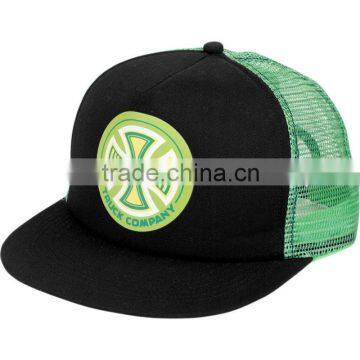 Printing Flat Bill Mesh Trucker Cap Hat Manufacturer in China