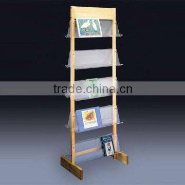 Acrylic literature Display Stand 5-tier Acrylic Brochure Display Stand