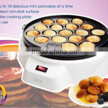 Free Shipping Household 220V 650W 40MM Electric Small Octopus Balls Octopus Grill Plate 18 Small Takoyaki Machine