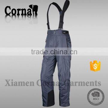 High quality ski pants waterproof alibaba pants for men suspender trousers