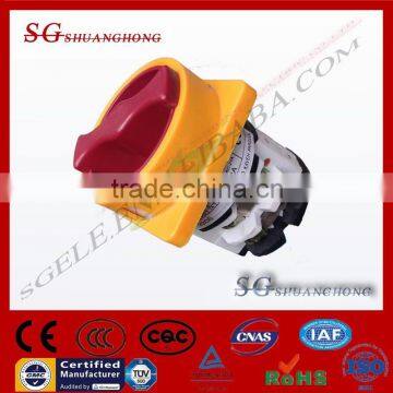 Transfer Switches manual change over switch 7 positions with panel handle