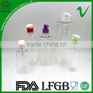 100% New Material Clear Custom Shampoo Bottle With Pump Cleaning Liquid Bottle photo-3