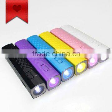 Business style CE&FCC&ROHS&MSDS emergency power bank external battery charger 2000mah