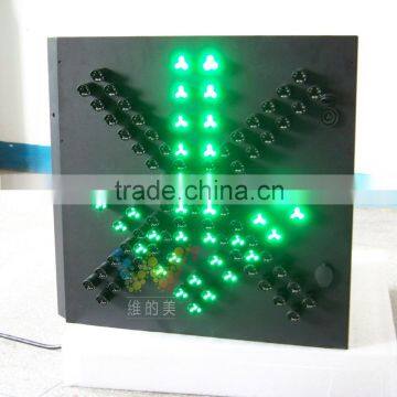 600mm bi-color road safety led flashing toll station guide lights traffic warning light