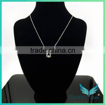 Moissanite Diamond Pendant Designs, 0.5CT VVS Clarity Moissanite Diamond Pendant Set for Women photo-6