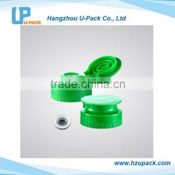 28mm, 33mm, 38mm Screw on Flip Top Cap With Silicone Valve FDA