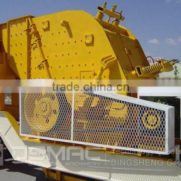 Tyre Mobile Impact Crusher Plant