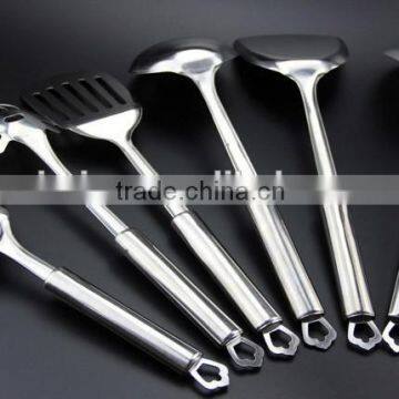 Modern Stainless Steel Kitchen Utensils Set/ Cook Hot Sell Stainless Love Handle Kitchen Ware 7pcs Kitchenware Set S01 photo-3