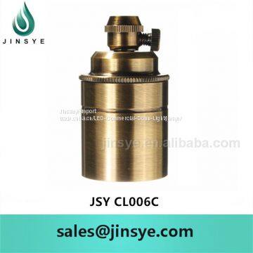 CE/VDE/ULvintage Screw Brass Colour Metal Light Bulb Socket Lamp Socket E27 photo-3